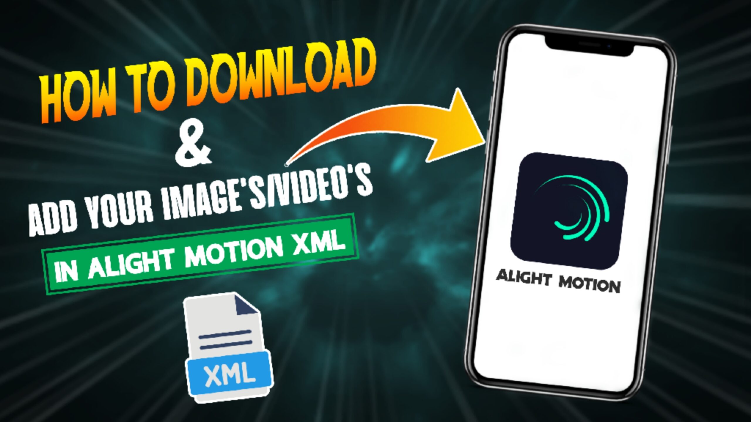How to Import XML file in Alight Motion