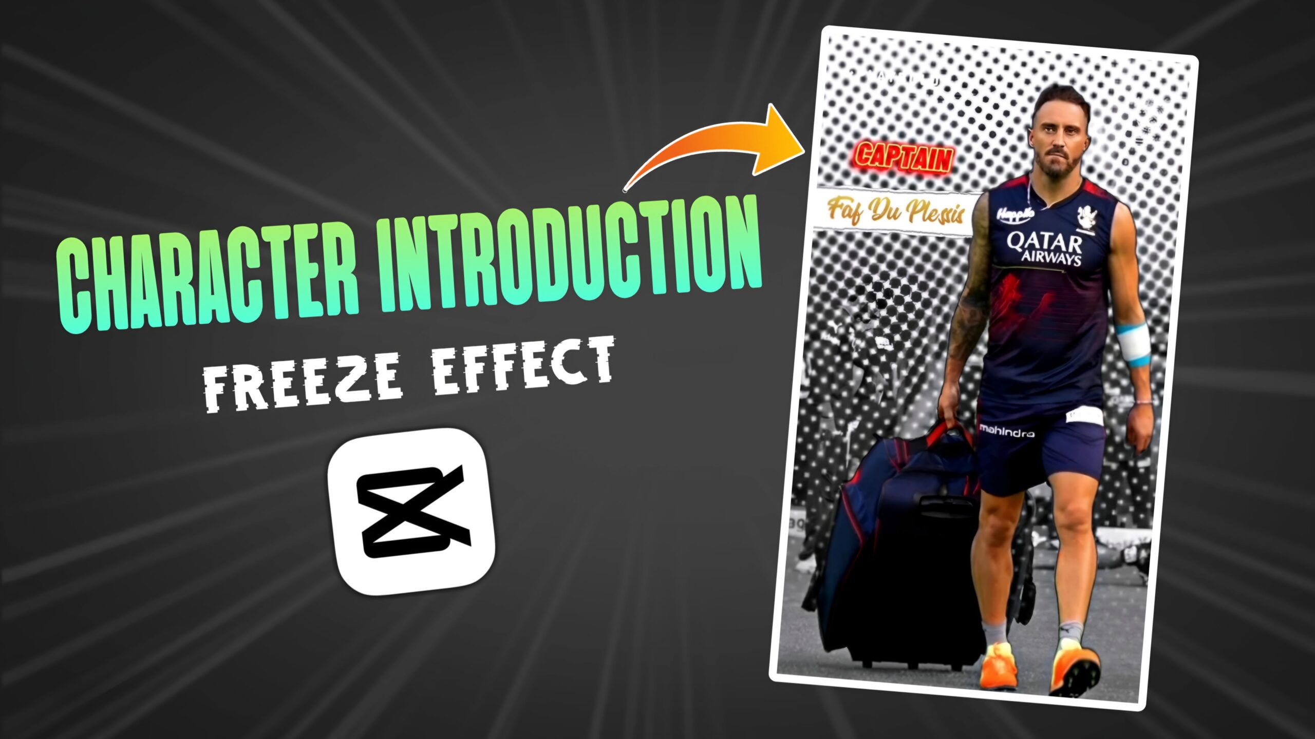 Character Introduction Freeze Frame Effect