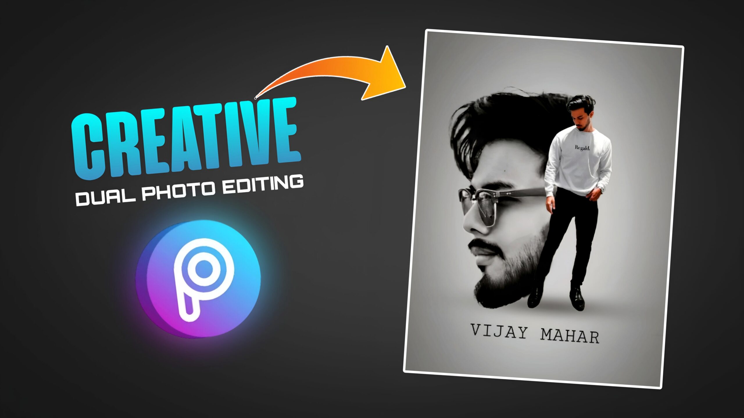 Creative Dual Photo Editing in Picsart