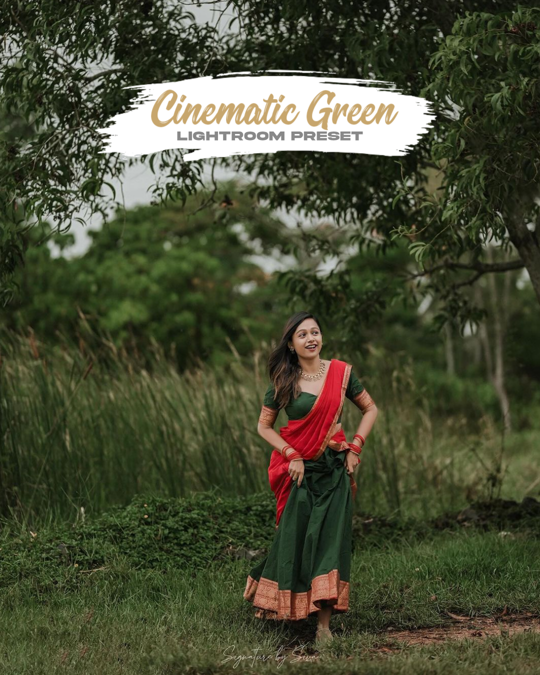 Cinematic Green Lightroom Preset