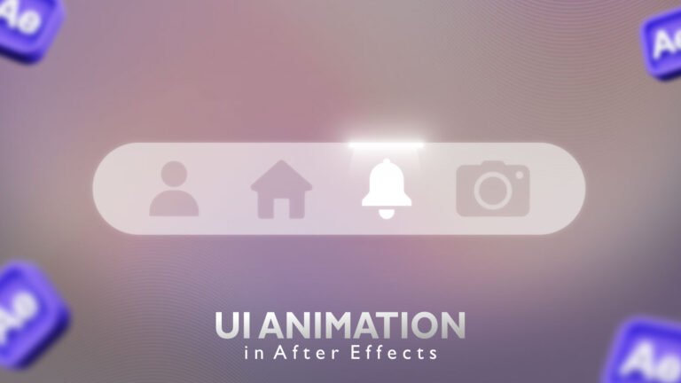 UI Animation in After Effects - Poser Edtiz