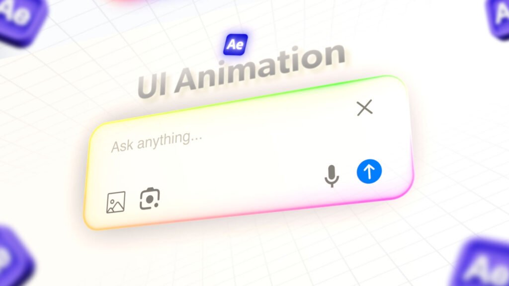 Google Style UI Animation in After Effects - Poser Edtiz